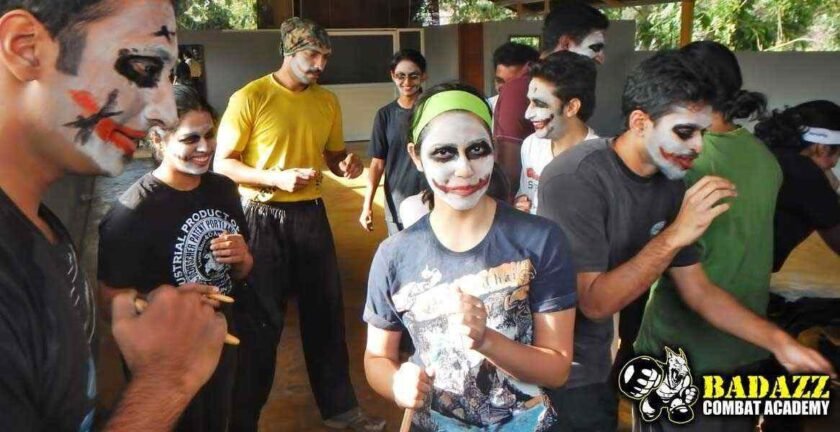 Joker Makeup Krav Maga Knife Self Defense Workshop