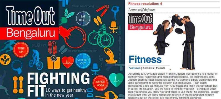 Franklin Joseph ‘Fighting Fit’ article : TimeOut Bengaluru, India Magazine