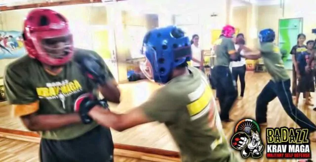 Sparring Matches in Krav Maga Self Defense (Bengaluru, India)