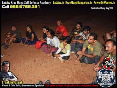 Franklin Joseph Krav Maga Self Defense (Bengaluru, India) Dandeli Boot Camp May 2016 by Guruji Franklin Joseph