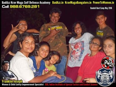 Franklin Joseph Krav Maga Self Defense (Bengaluru, India) Dandeli Boot Camp May 2016 by Guruji Franklin Joseph