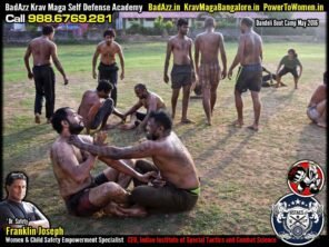 Franklin Joseph Krav Maga Self Defense Dandeli Boot Camp May 2016 by Guruji Franklin Joseph