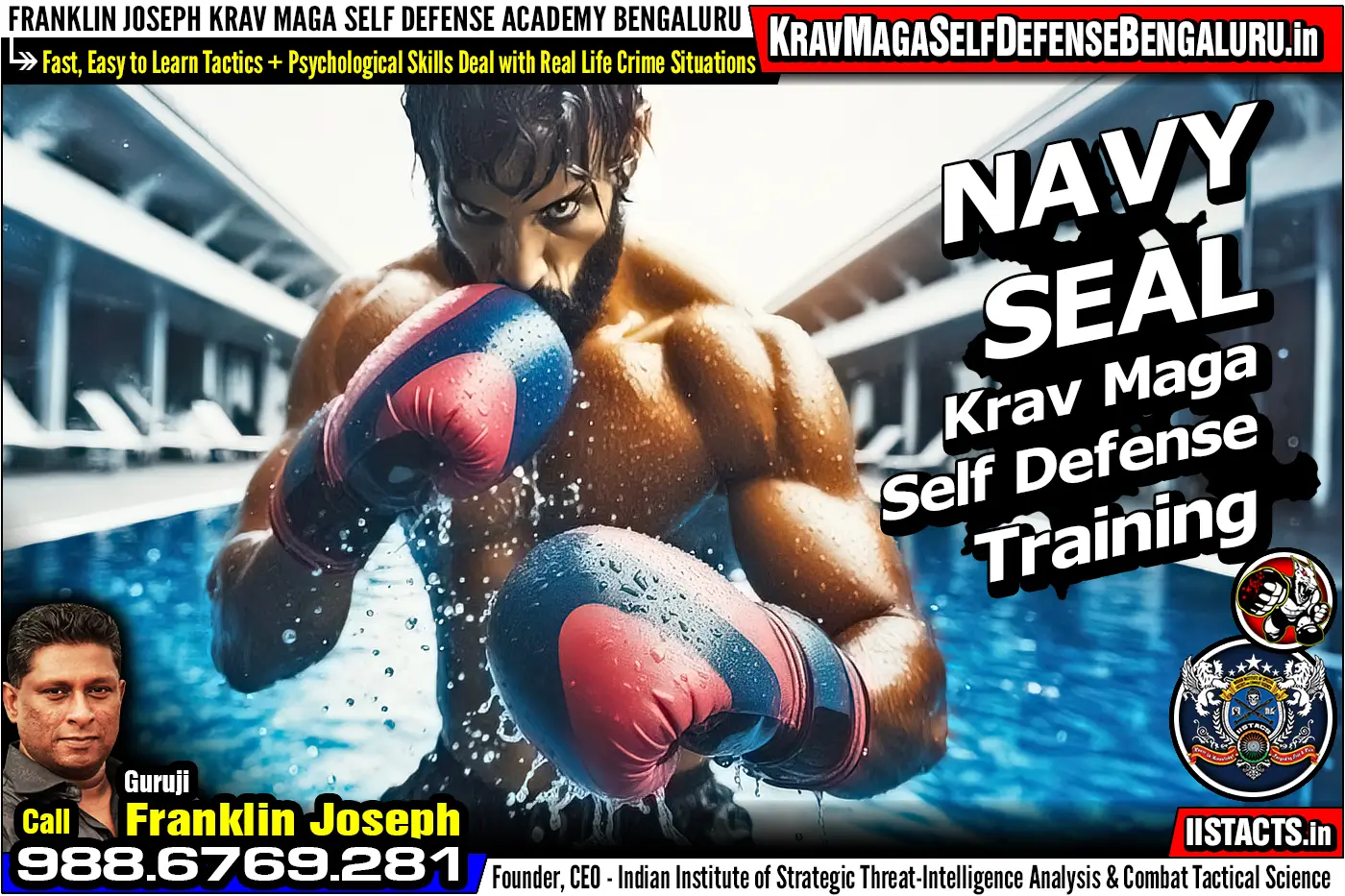 Videos > Navy Seal Water Self Defense Workshop > Franklin Joseph Krav Maga Self Defense Bengaluru