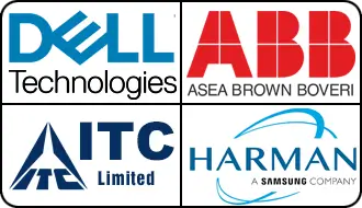 Clients ~ Franklin Joseph Power To Women Corporate Self Defense Workshops - Dell Technologies, Asea Brown Boveri (ABB), ITC Limited & Harman (A Samsung Company)