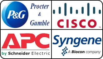 Clients ~ Franklin Joseph Power To Women Corporate Self Defense Workshops - Procter & Gamble (P&G), CISCO, APC (by Schneider Electric) & Syngene (a Biocon company)