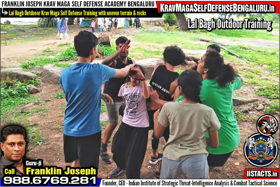 Event > Lal Bagh Outdoor Training > Franklin Joseph Krav Maga Self Defense Bengaluru